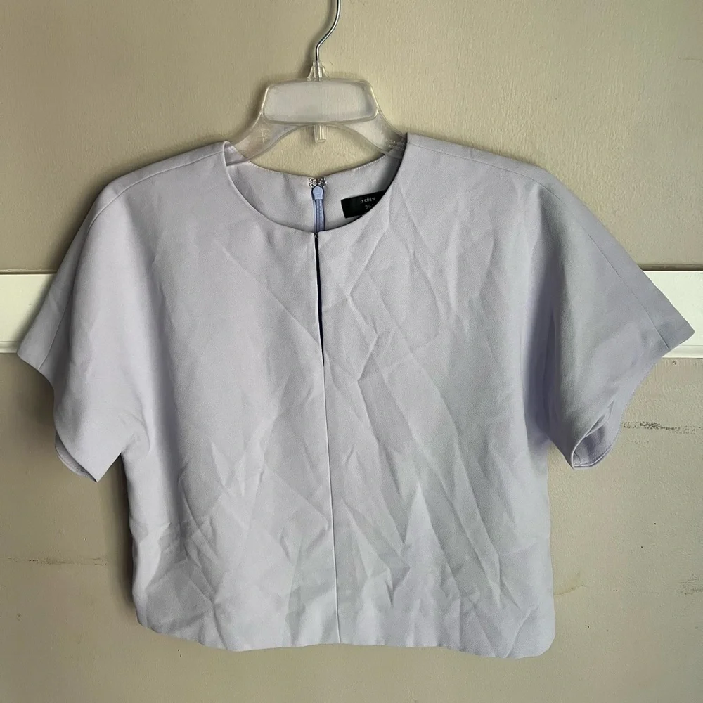 J. Crew Light Purple Women's Blouse Size 4
